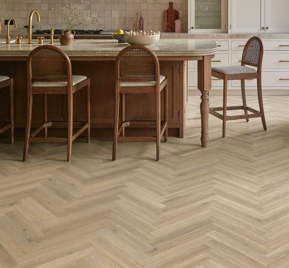 Karndean Palio Essenza LVT. Herringbone Glue Down LVT